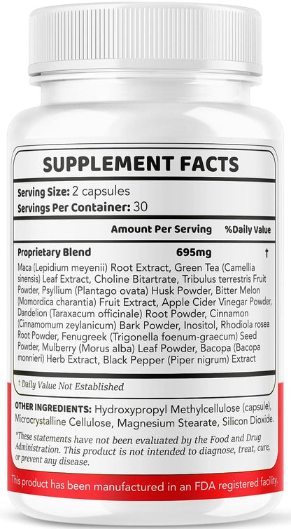 (2 Pack) Gluco Revive Capsules - Official – Convenient 2-Month Supply: Each bottle contains 120 capsules, giving – Image 8