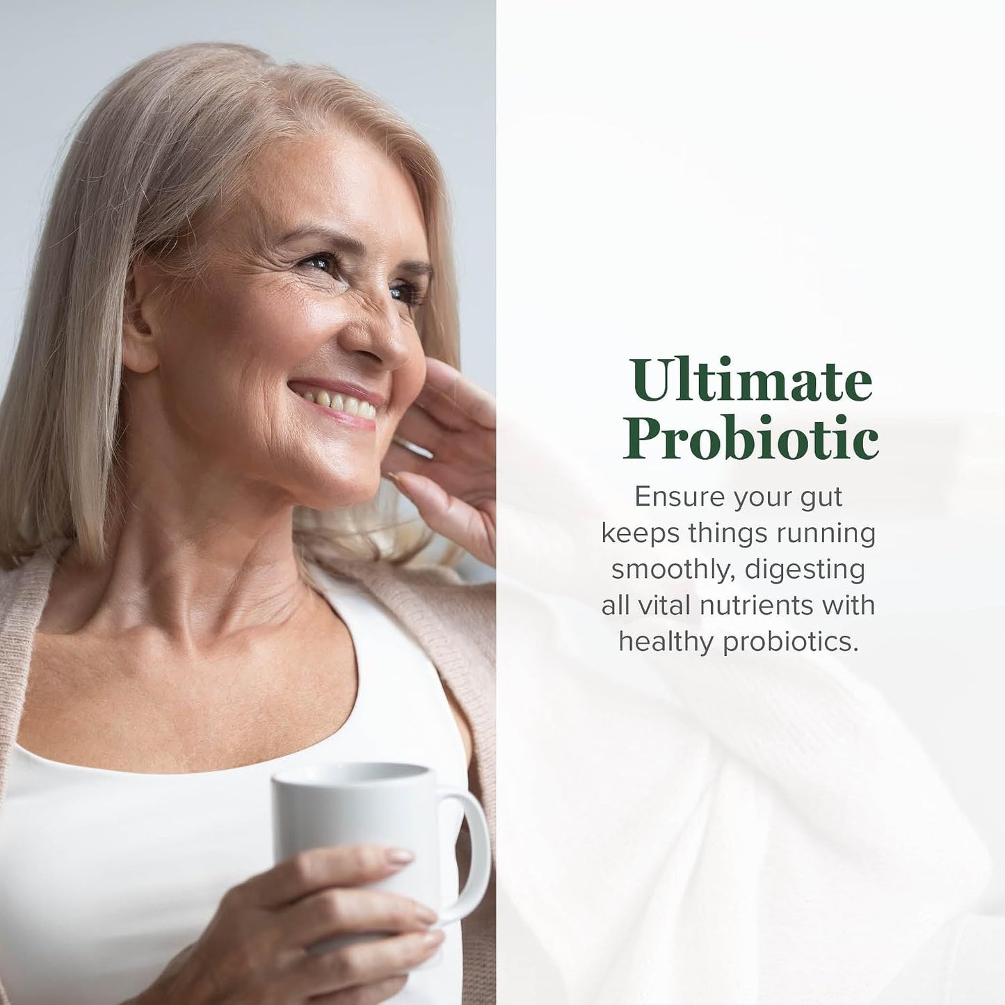 Global Healing Ultimate Probiotic Blend with Prebiotics – 75 Billion CFU (60 Capsules) - görsel 3