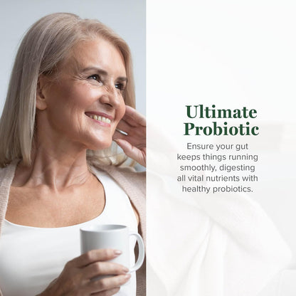 Global Healing Ultimate Probiotic Blend with Prebiotics – 75 Billion CFU (60 Capsules)