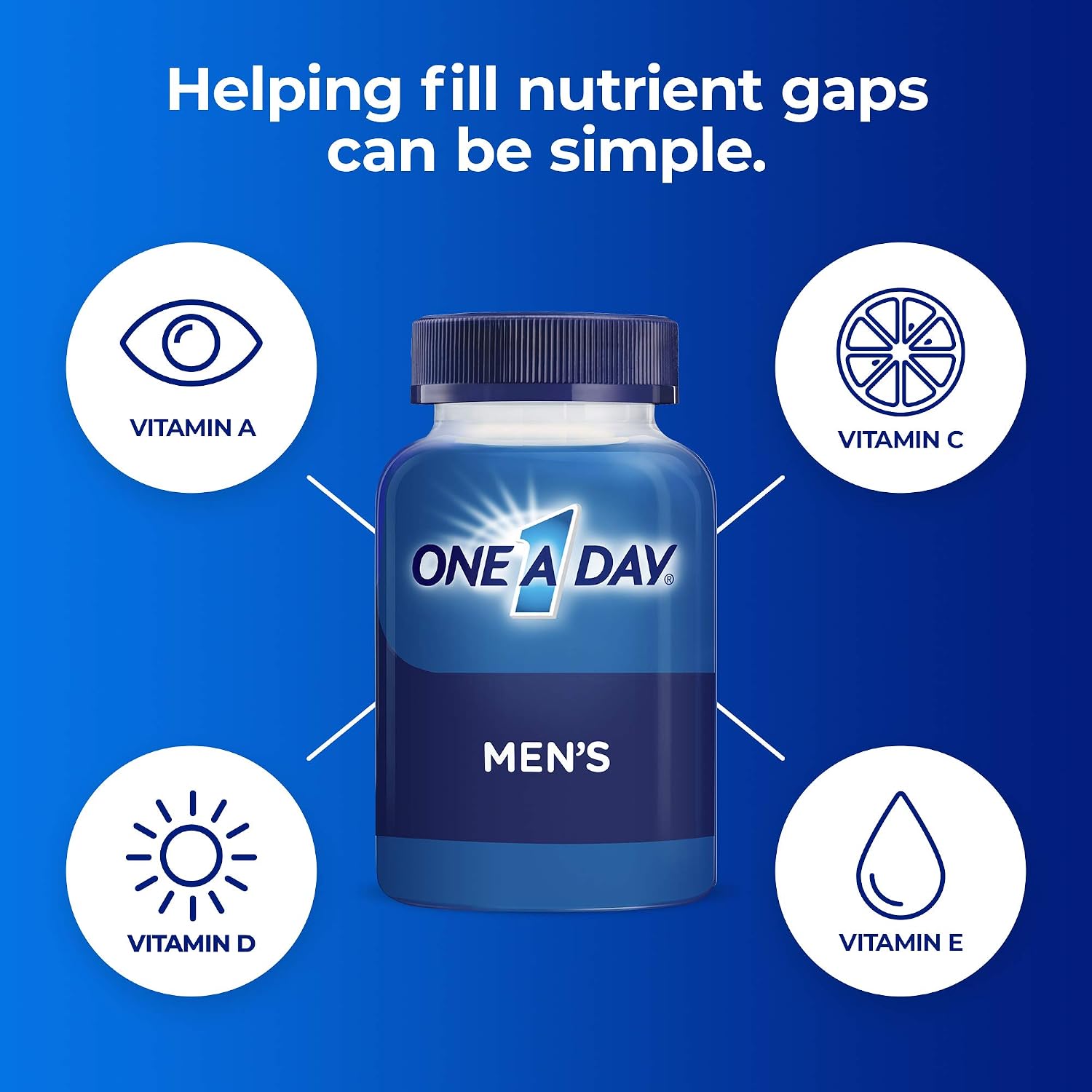 One-A-Day Men's Pro Edge Complete Multivitamin 50 Tablets (Value Pack of 4) - görsel 4