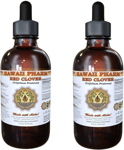 Hawaii Pharm Red Clover (Trifolium Pratense) Liquid Extract, 4 fl oz