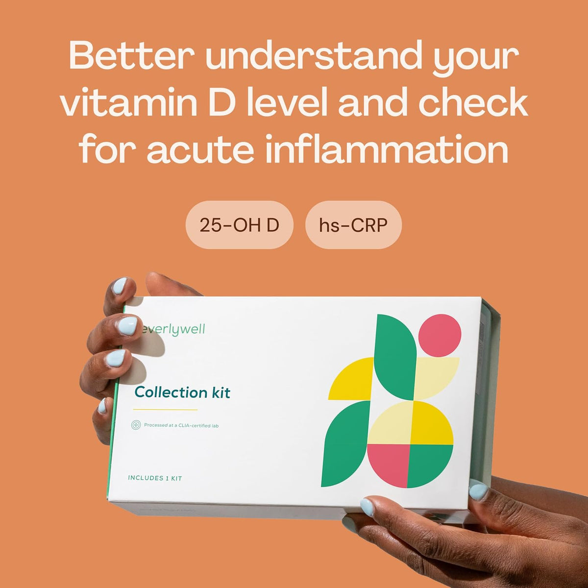 Everlywell At-Home Vitamin D and Inflammation Test Collection Kit - görsel 2