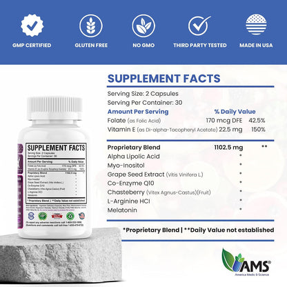 OVA-Max Prenatal Vitamins for Women – 120 Capsules