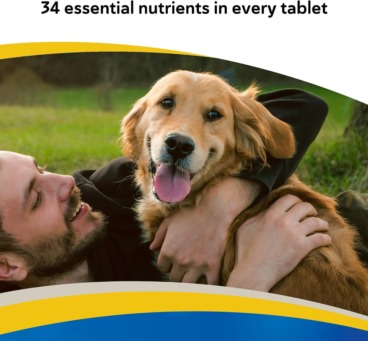 Doc Roy’s Daily Care Canine Multivitamin Supplement for Dogs, 180ct Chewable Tablets with 34 Essential Vitamins, Minerals, Omega Fatty Acids & Antioxidants, All Breeds & Life Stages - görsel 4