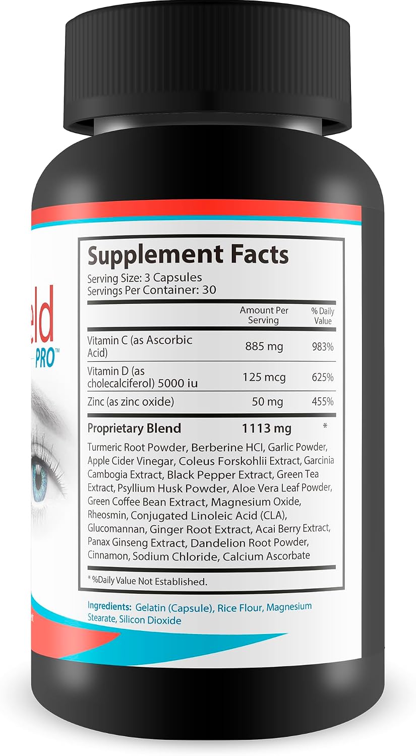 VisiShield Pro - Vision Supplement - Advanced Vision and Eye Support Formula - Promote Macula, Retina, and Ocular Health - Support Clear Vision - Antioxidant Eye Cell Support - Help Reduce Blurred Vision - görsel 2