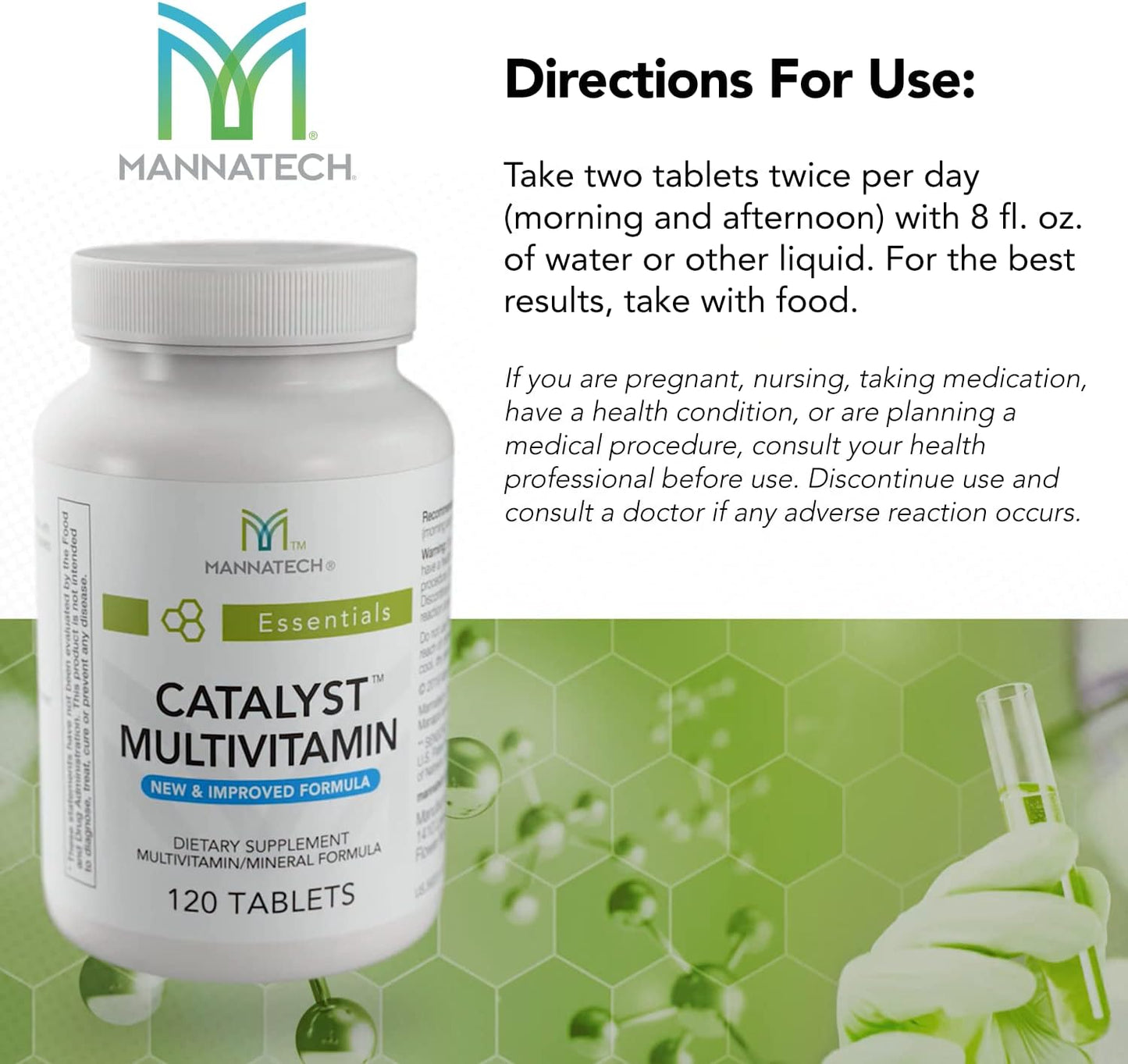 Mannatech Catalyst Multivitamin – 120 Tablets with Ashwagandha - görsel 5