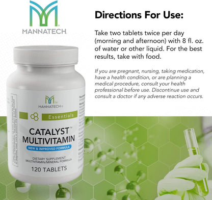 Mannatech Catalyst Multivitamin – 120 Tablets with Ashwagandha