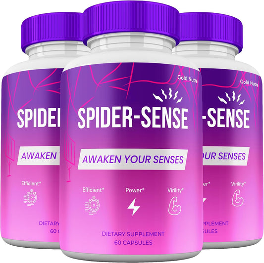 Spider Sense Pills - Maximum Strength Men's Multivitamin - Premium Formula (3 Pack)