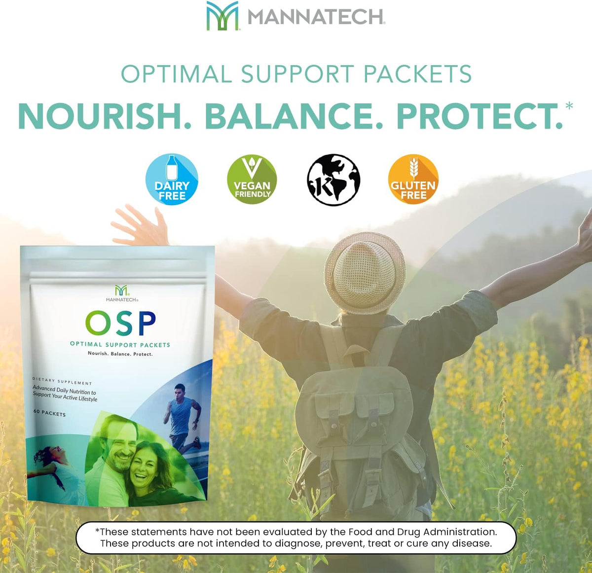 Mannatech Optimal Support Sachets – Daily Multivitamin with Ashwagandha, 60 Sachets - görsel 5