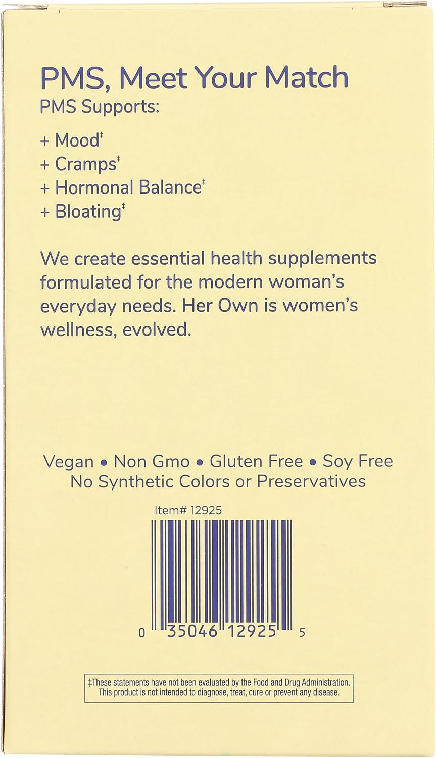 Her Own PMS for Women Food Supplement Capsules, 30 Capsules - görsel 4