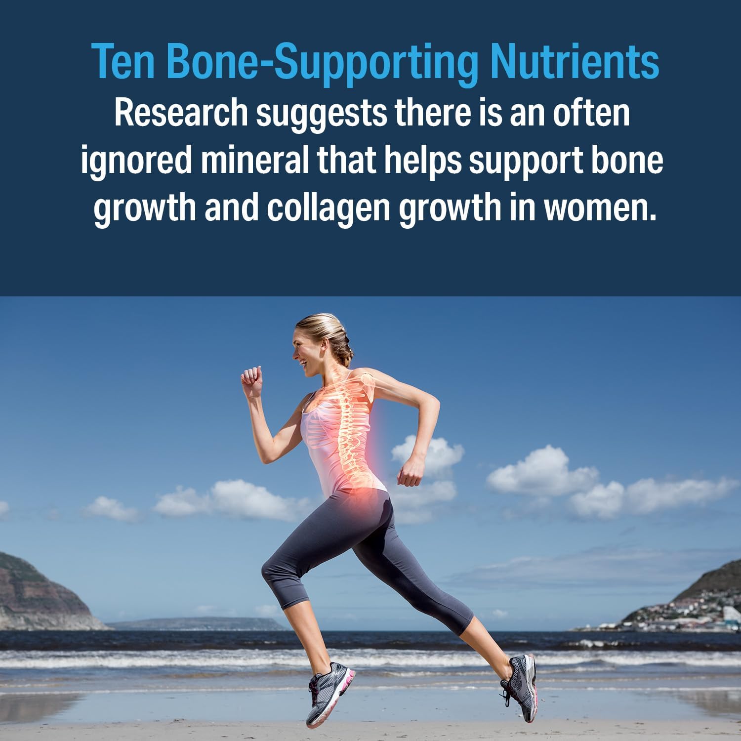 Advanced Bionutritionals Ultimate Bone Support Food Supplement – Strontium, Silica, Vitamin K2 & D3 – Non-GM, Gluten-free, Vegan (60 Tablets) - görsel 4