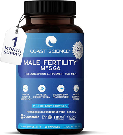 Coast Science MFSg6 Male Fertility Supplement – 90 Capsules