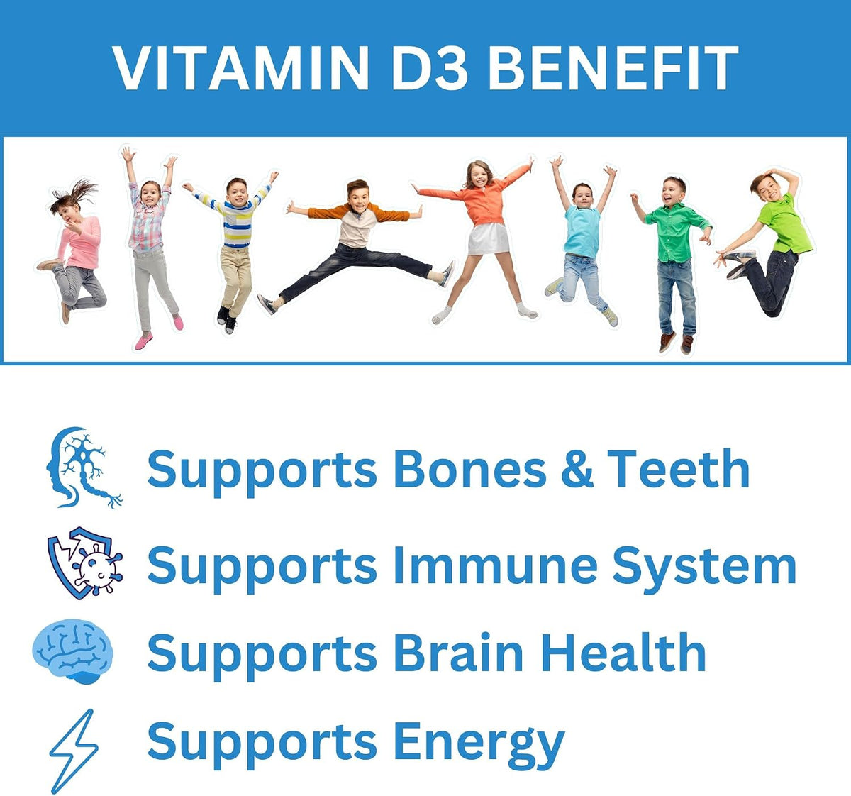 Greenfield Nutritions Halal Vitamin D3 for Children – 1000 IU – 90 Chewable Gummies - görsel 2