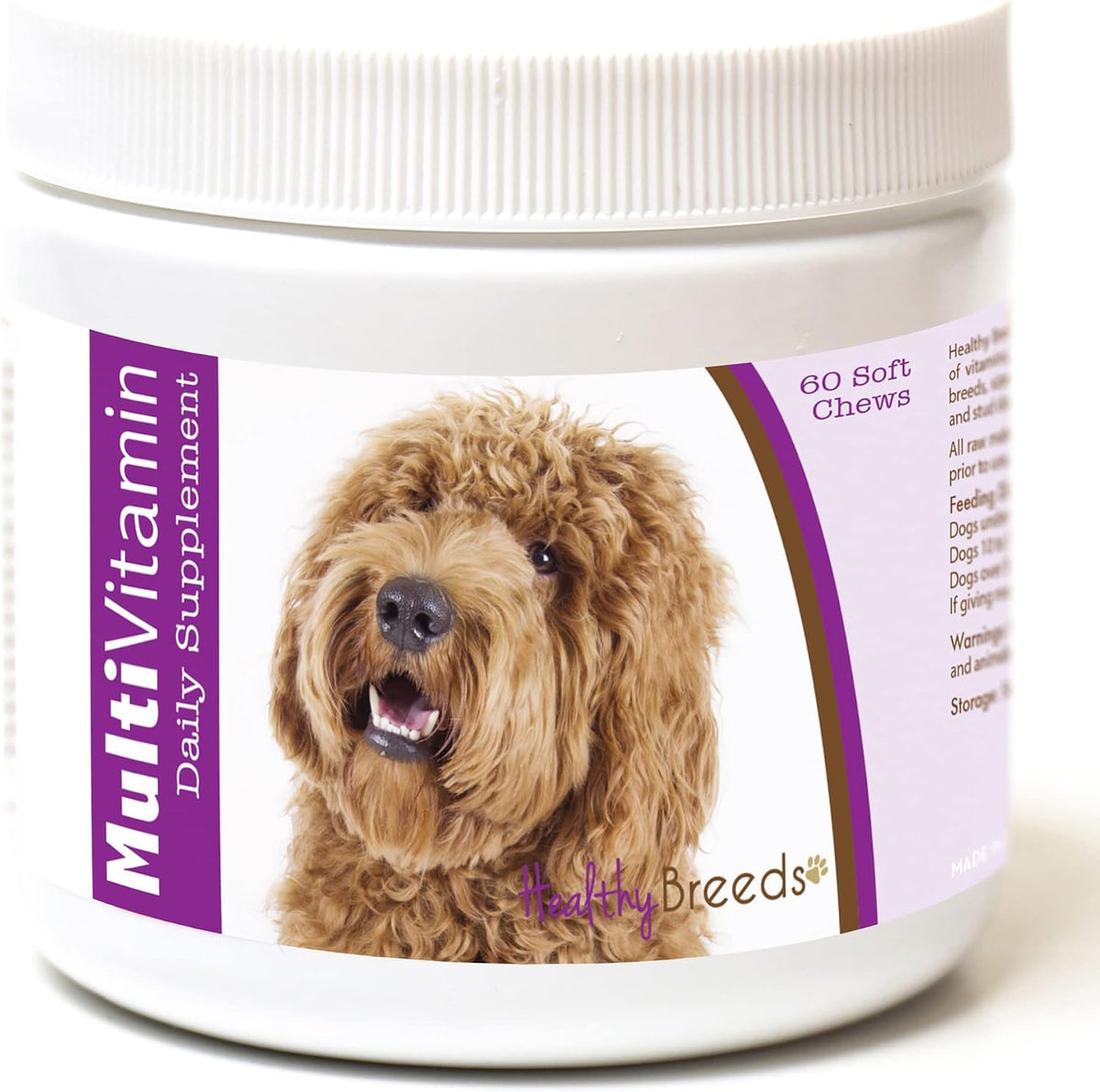 Healthy Breeds Labradoodle Multivitamin Soft Chews 60 Count - görsel 1