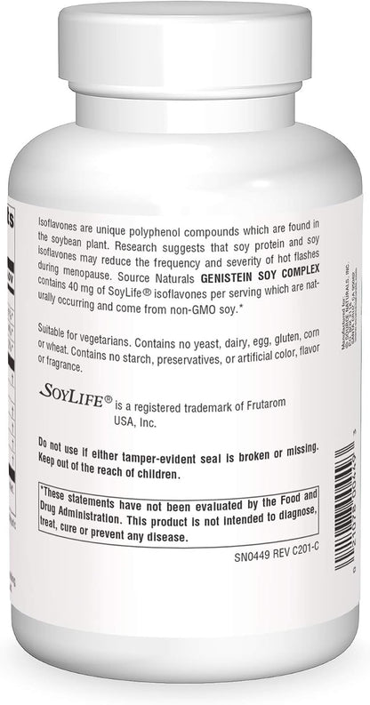Source Naturals Genistein Soy Complex 1000 mg – 240 Tablets