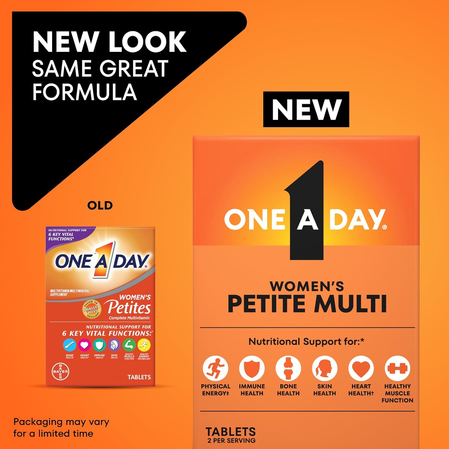 One A Day Women’s Petites Multivitamin Tablets (160 Tablets) - görsel 2