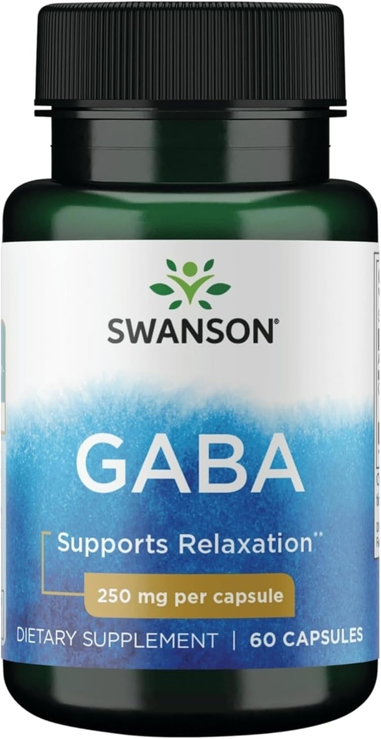 Swanson GABA 250mg 60 Capsules - görsel 1
