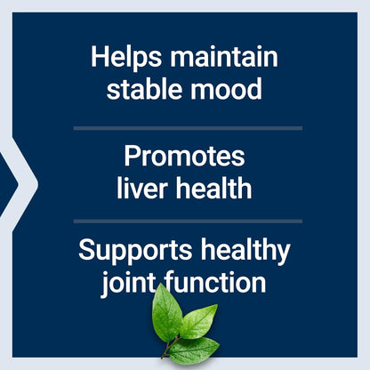 Life Extension SAMe 400 mg - S-Adenosyl-Methionine Supplement for Mood, Joint and Liver Support, 60 Enteric-Coated Tablets