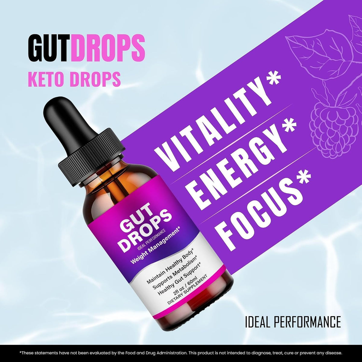 Gut Drops, Official GutDrops Supplement Liquid Droppers – Maximum Strength, All Natural Liquid Formula - görsel 4