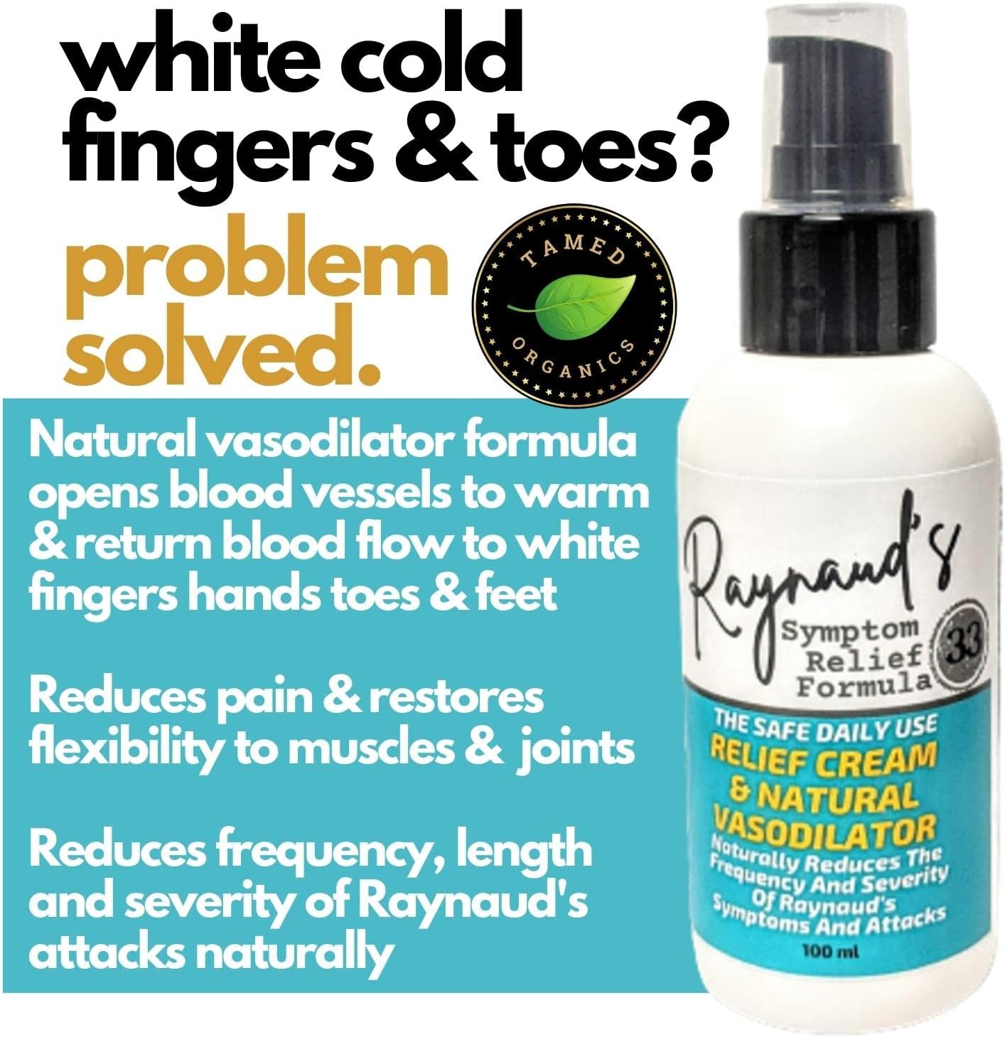 Raynaud's Symptom Relief Topical Treatment Cream - görsel 2