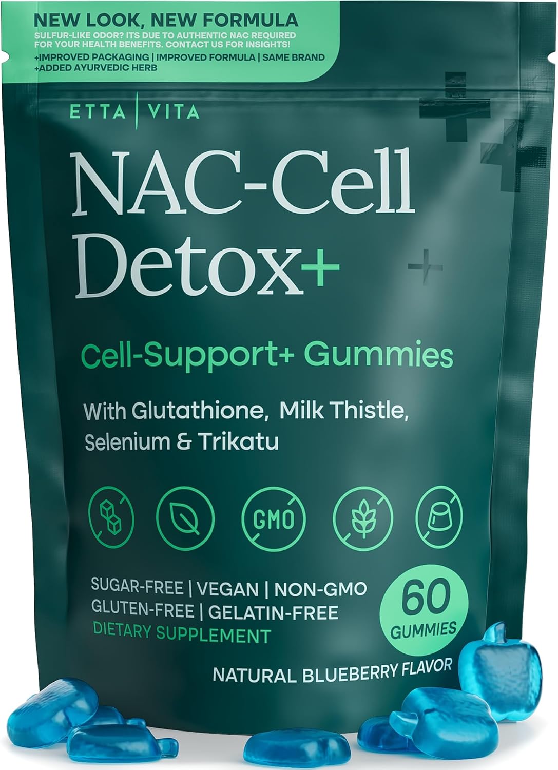 Sugar-Free NAC Gummies with Vitamin C and Zinc - Immune Support - Vegan - görsel 8