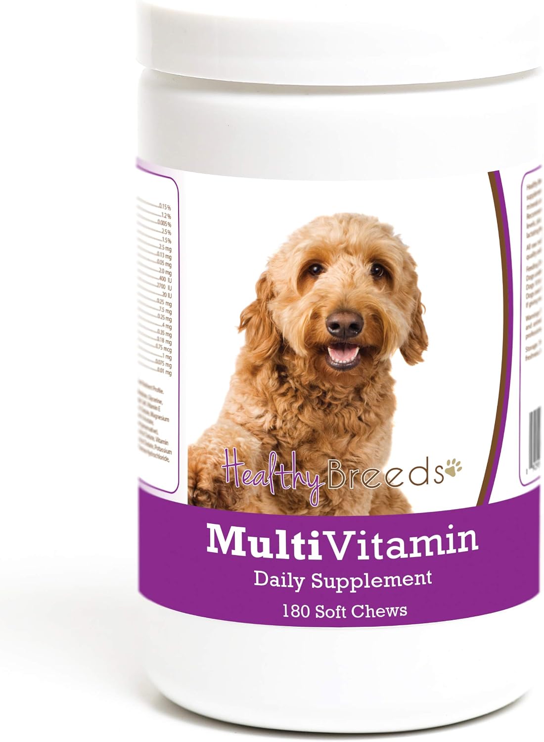 Healthy Breeds Goldendoodle Multivitamin Soft Chew for Dogs 180 Count - görsel 1