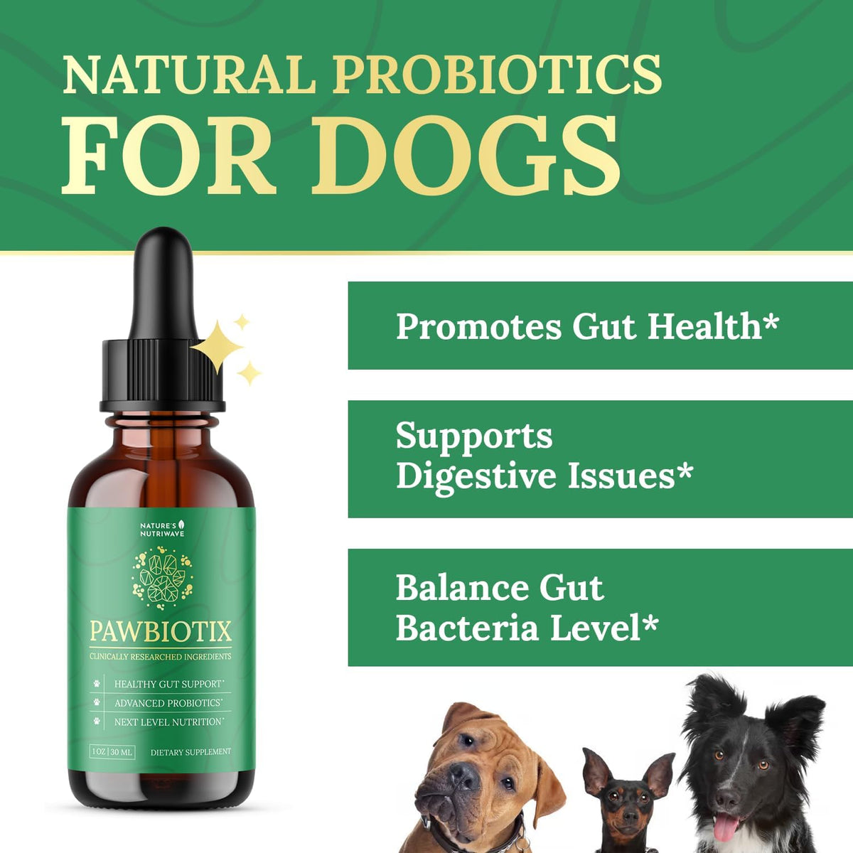 Pawbiotix Liquid Probiotics for Dogs – 30ml, 6 Month Supply | Natural Digestive Support - görsel 2