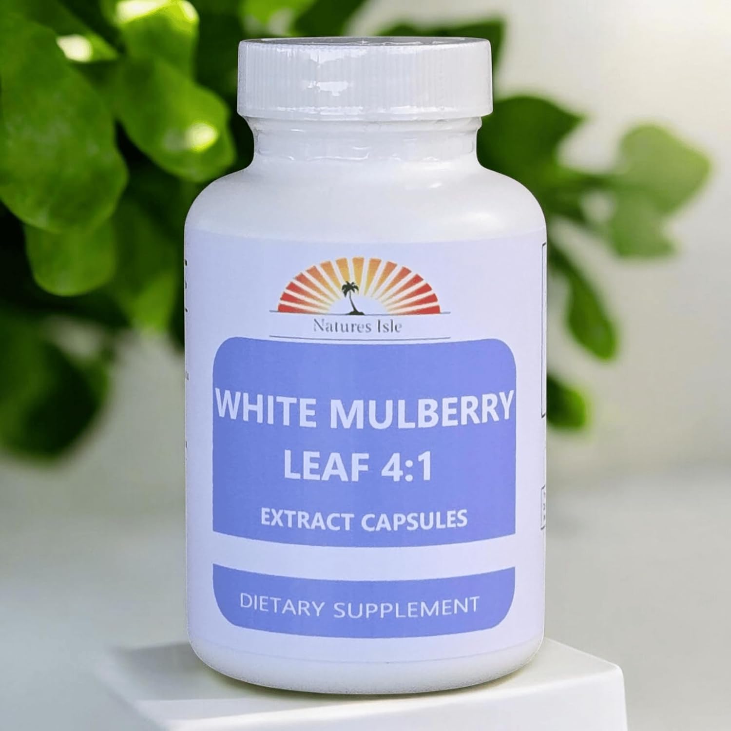 White Mulberry Leaf Extract 4:1 Capsules - 60 Capsules - 500mg Each - görsel 1