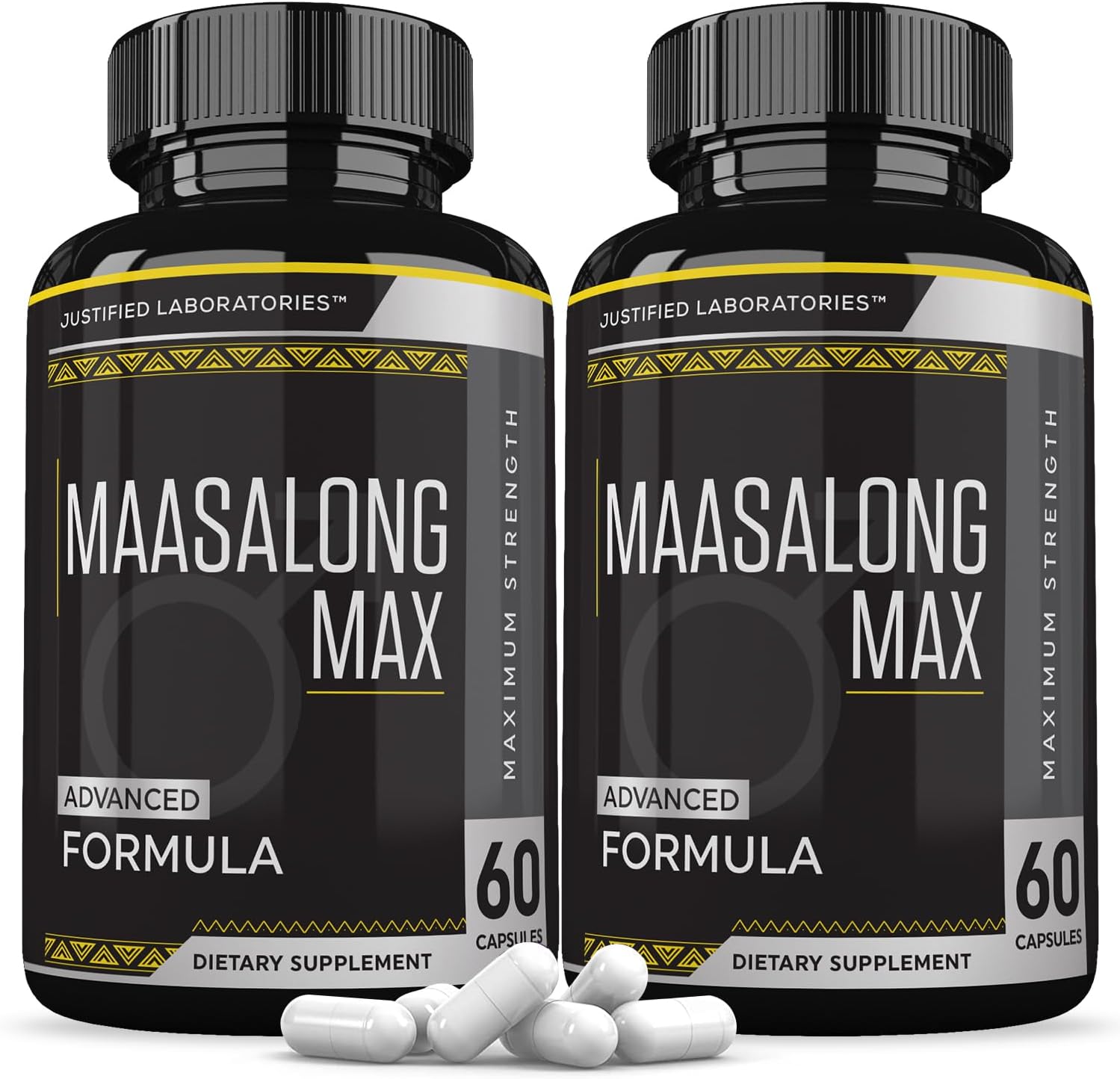 (2-Pack) Maasalong Max 1600mg Advanced Men's Health Formula, 120 Capsules - görsel 1