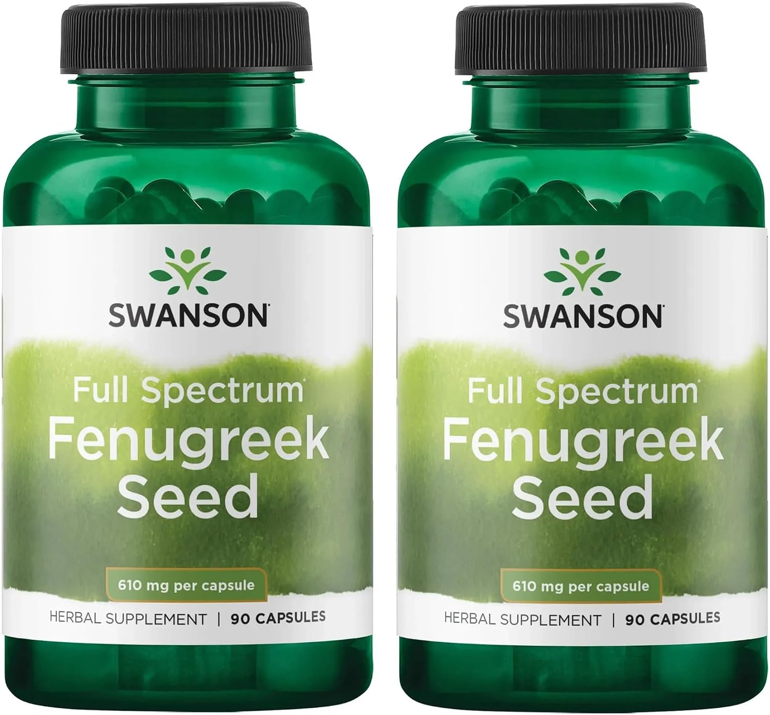 Swanson Full Spectrum Fenugreek Seed - Herbal Supplement, 610 mg, 90 Capsules - görsel 8