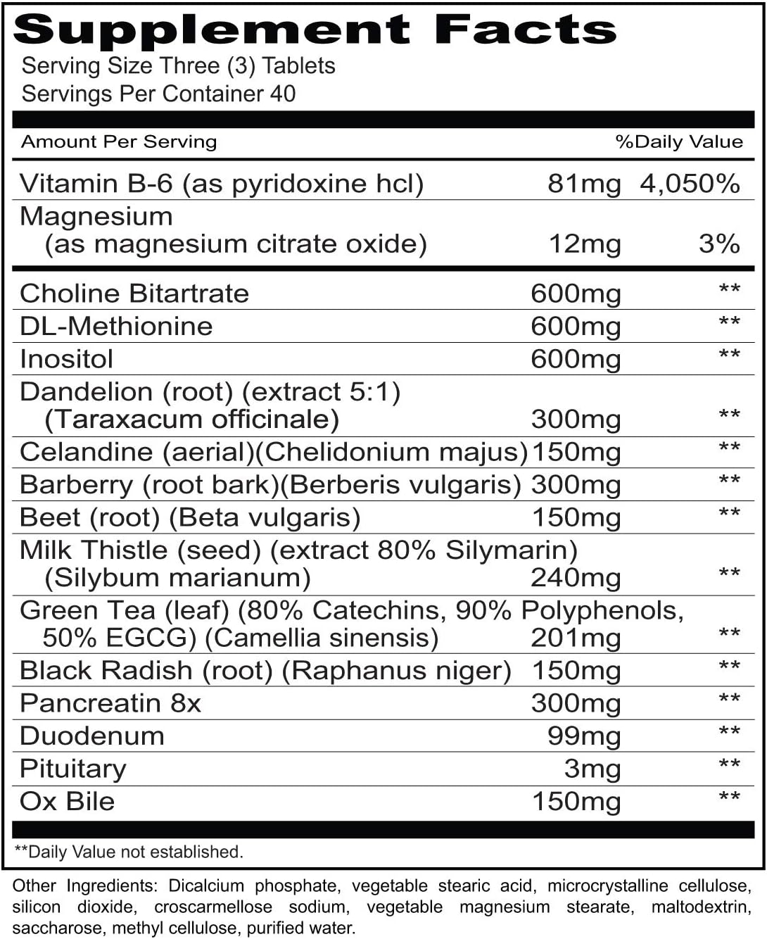 Priority One Vitamins Lipo Plus 120 Tablets - görsel 2