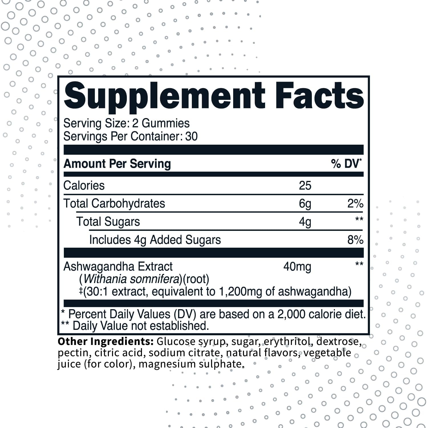 Type Zero Ashwagandha Gummies - 60 Gummies (30 Servings) - görsel 2