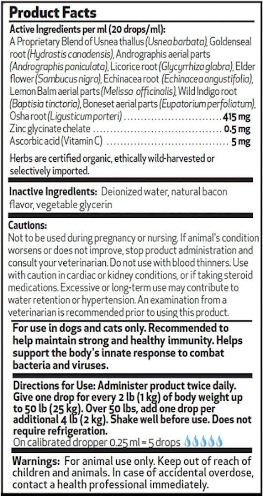 Pet Wellbeing Immune Sure for Dogs - Herbal Supplement 59 ml - görsel 4