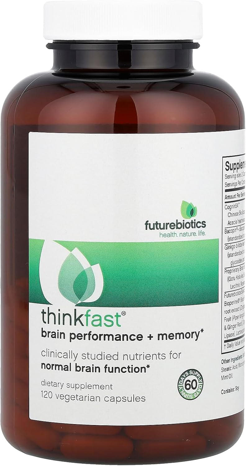 ThinkFast Futurebiotics Multivitamin - 120 Vegan Capsules - görsel 1