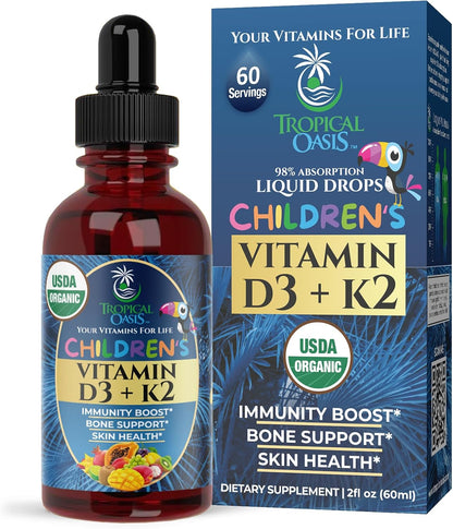 Tropical Oasis Premium Liquid Multivitamin for Kids - 473 ml (32 Servings)