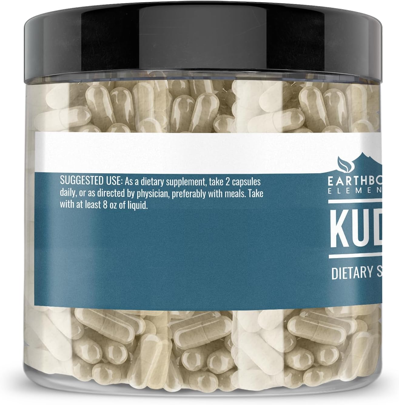 Earthborn Elements Kudzu Root 200 Capsules, Pure & Undiluted, No Additives - görsel 3