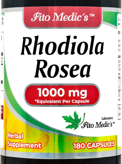 Rhodiola Rosea Supplement - Ultra-High Absorption - 180 Capsules