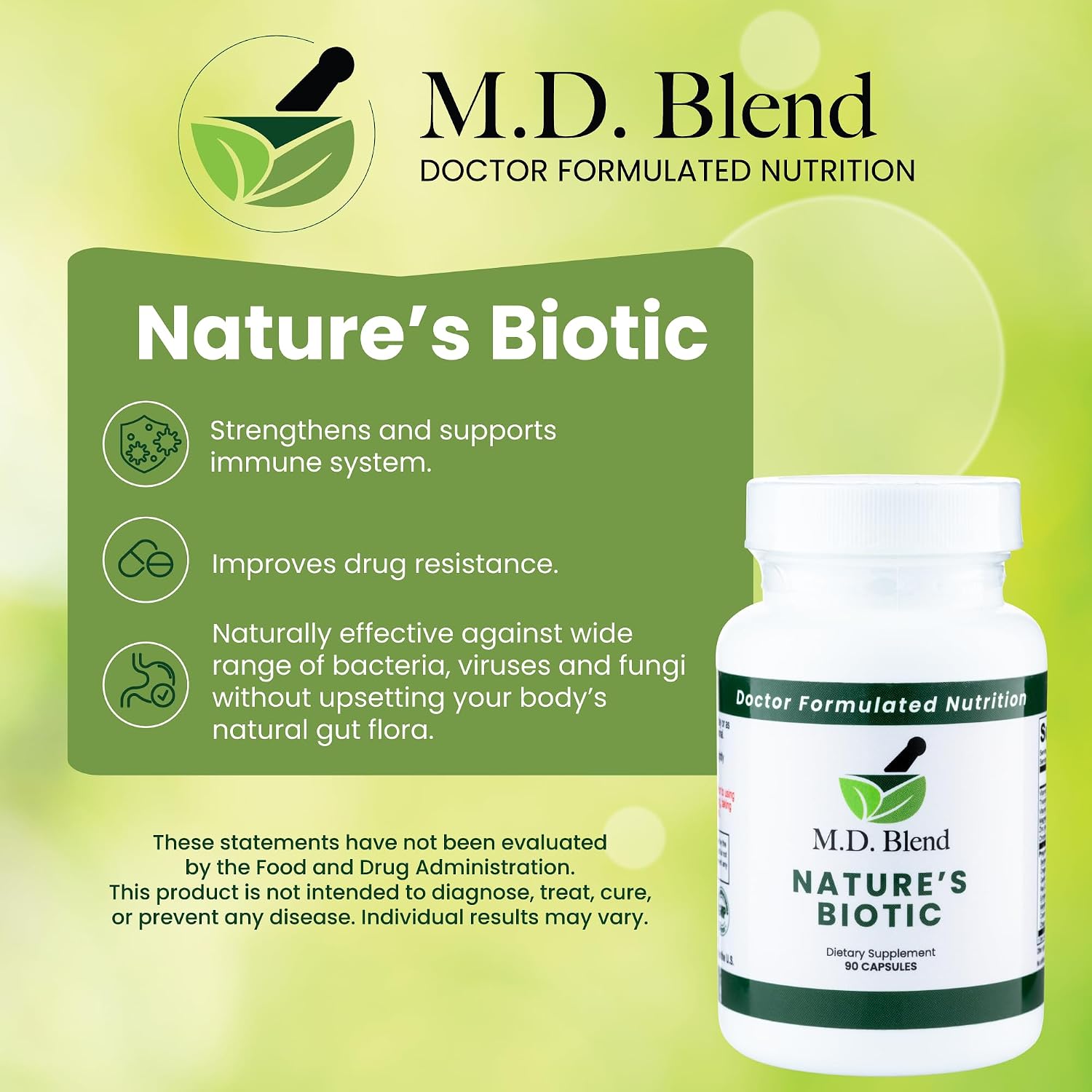 Nature's Biotic Berberine Supplement for Daily Wellness Support with Oregano, Garlic, Vitamins C & B6, Magnesium, and Zinc, 270 Capsules (Pack of 3) - görsel 4