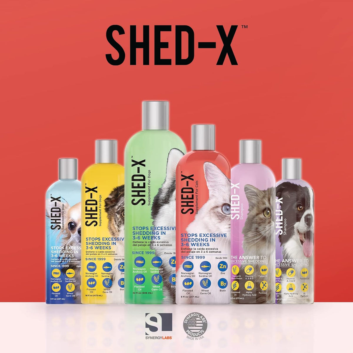 Shed-X Liquid Cat Supplement – 227 ml – All-Natural Shed Defender with Essential Fatty Acids - görsel 6