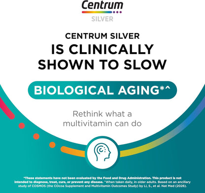 Centrum Silver Multivitamin for Adults 50+ - 80 Tablets