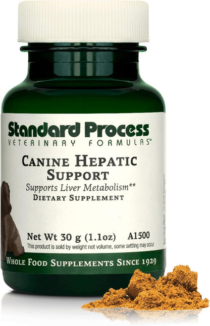 Standard Process Canine Hepatic Support – Dog Supplement for Liver Health – Powder – 30 g