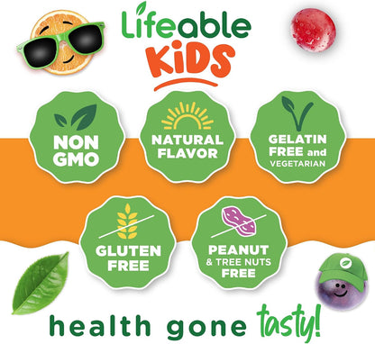 Doctors Finest Kids Multivitamin Gummies - Vegetarian, Non-GMO, 120 Count