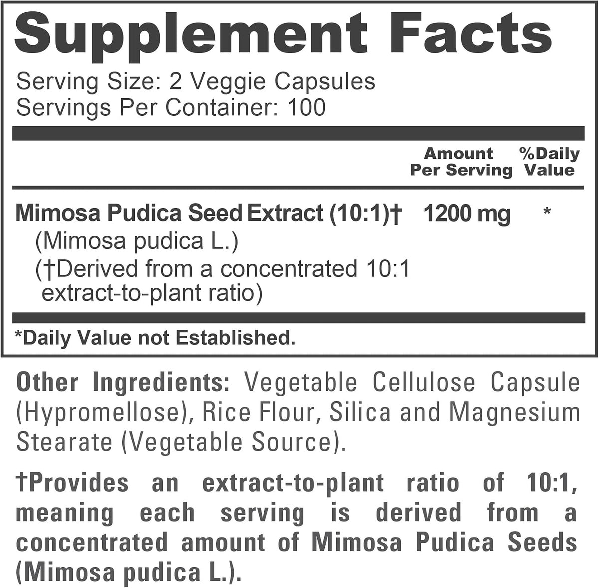NusaPure Mimosa Pudica Capsules, 1200 mg, – Made in USA: Produced in a GMP-compliant facility with rigorous – Image 4
