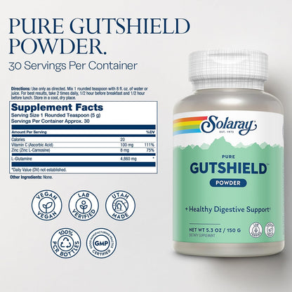 SOLARAY Gutshield Powder - 150 Grammes