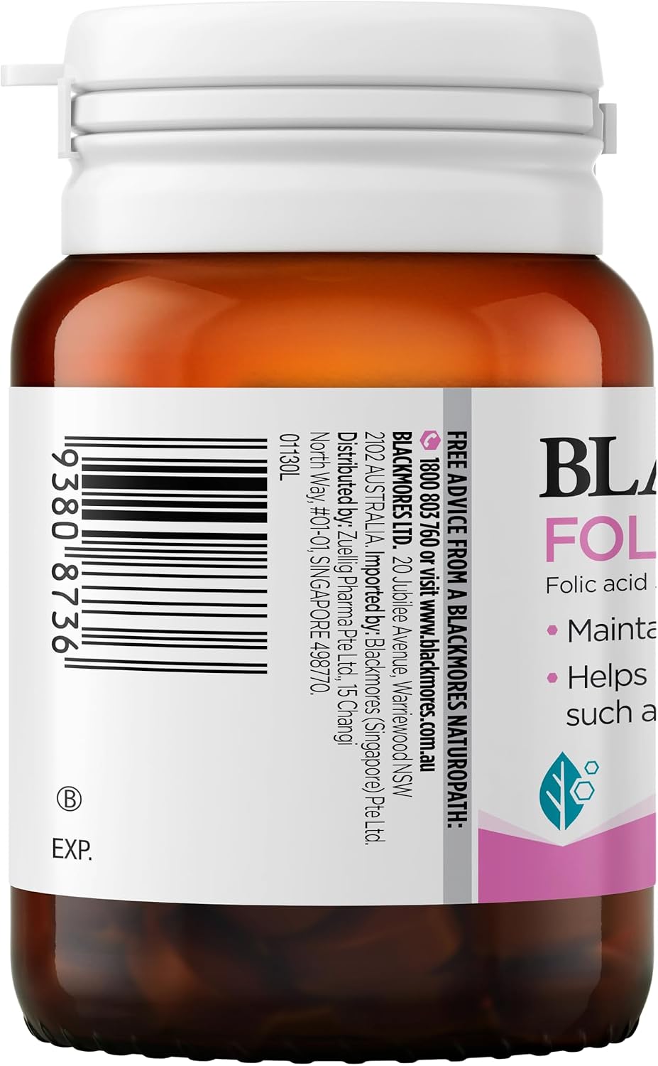 Blackmores Folate 500mcg 90 Tablets Folic Acid - görsel 2