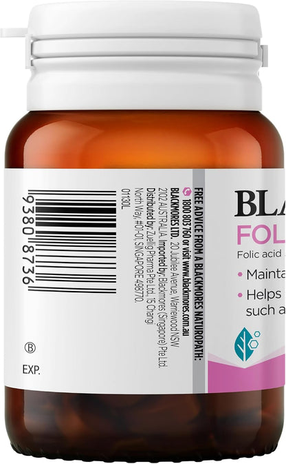 Blackmores Folate 500mcg 90 Tablets Folic Acid
