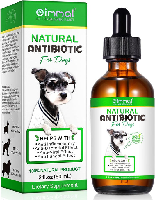 ALIVO Natural Dog Antibiotic Support – Allergy & Itch Relief, Bacon Flavour (60ml)