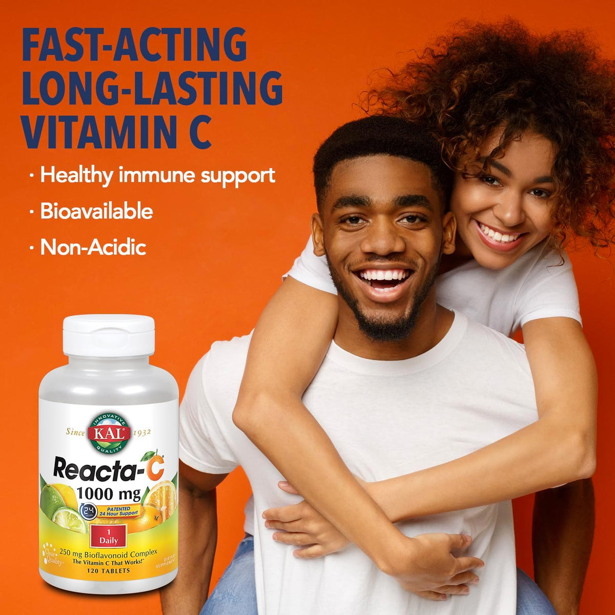 KAL Reacta-C with Bioflavonoids - 120 Quick-Dissolve Tablets - görsel 3