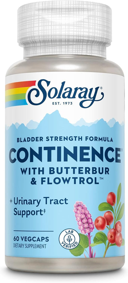 SOLARAY Continence with Flowtrol, Veg Capsules, 60 Capsules