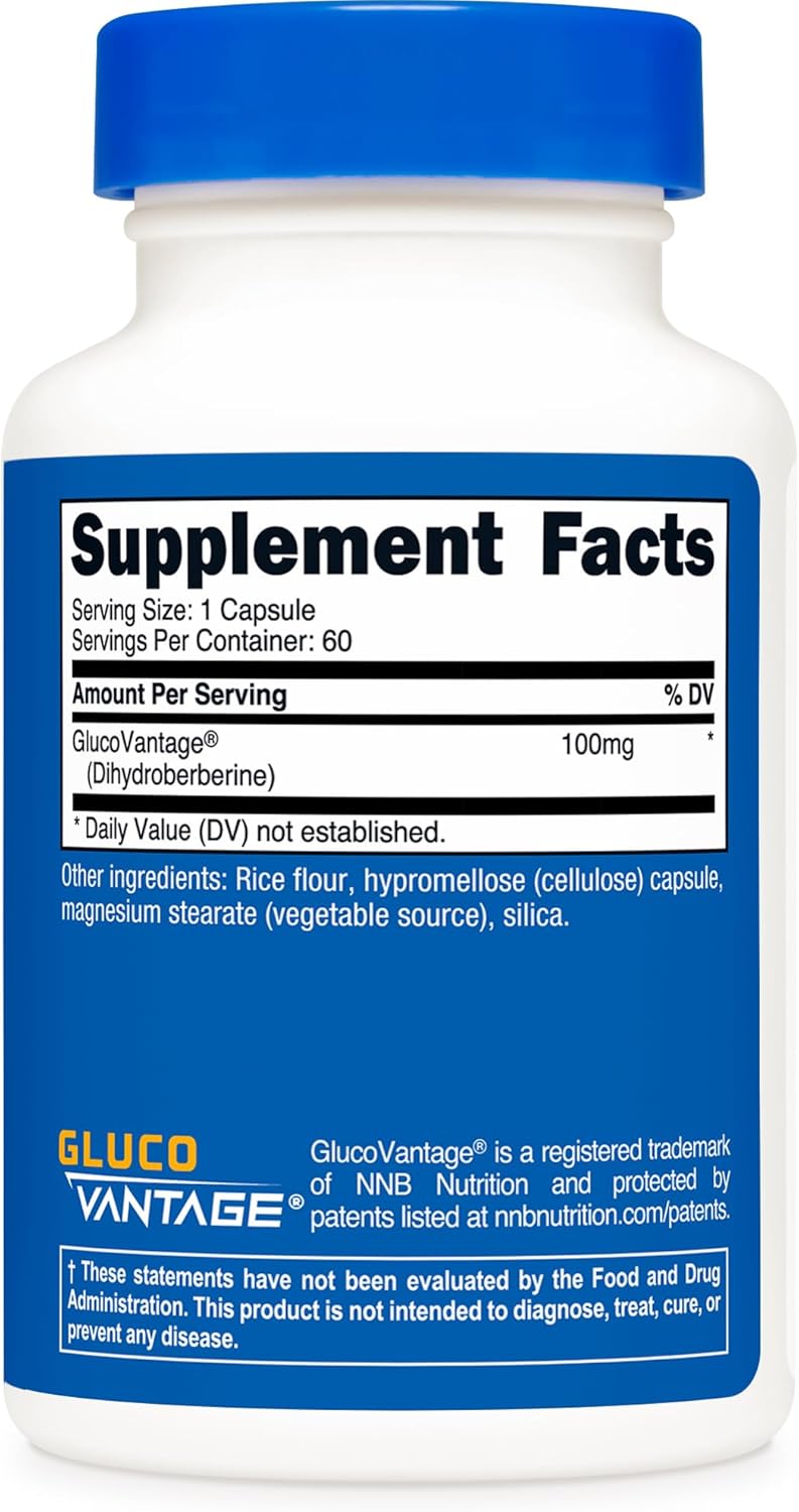 Nutricost Dihydroberberine Capsules, 100 mg, 60 Count - görsel 5